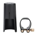 thumbnail image 1 of Ligadura de clarinete de PU Jadeshay con tapa de boquilla de clarinete Negro, 1 of 8