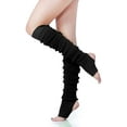 thumbnail image 3 of Winter Womens Fashion Leg Warmers Adult Junior 80s Ribbed Knitted Long Socks for Party Sports Casual Socks, 1 Pair, 3 of 7