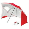 Sport-Brella 8'' Red Beach Umbrella,Lightweight