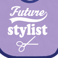 thumbnail image 4 of Inktastic Future Stylist Childs Occupation Boys or Girls Baby Bib, 4 of 4