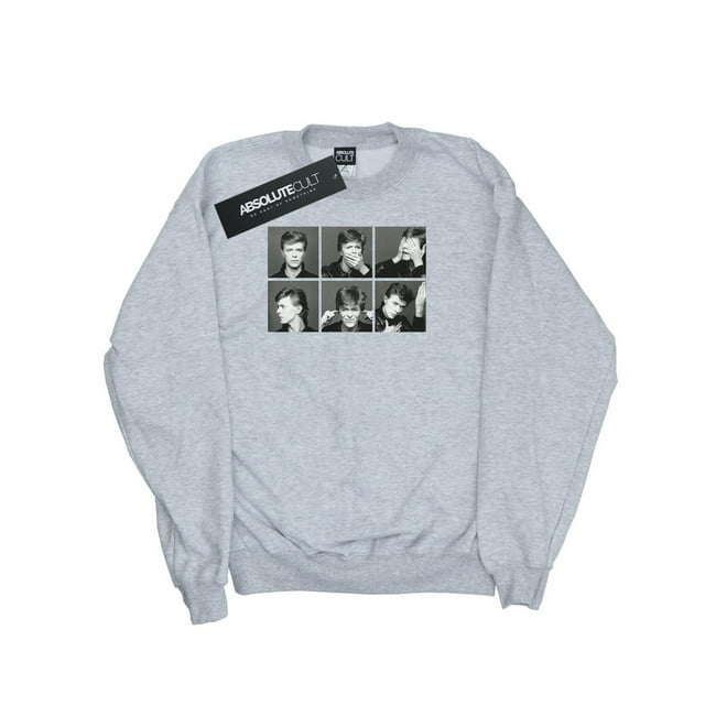 David Bowie Mens Photo Collage Sweatshirt