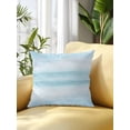 thumbnail image 2 of Waterproof Outdoor Throw Pillows with Inserts 18"x18", Gradient Aqua Blue Soft Decorative Pillowcases for Couch Bedroom, Modern Rustic Minimalist Pastel Solid Pillow Covers for Sofa Living Room, 2 of 8