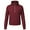 Winered, variant on Pdbokew Women's Waffle-Knit Hoodie Top with 1/2 Zip for Casual Wear Autumn Sweatshirt Black L
