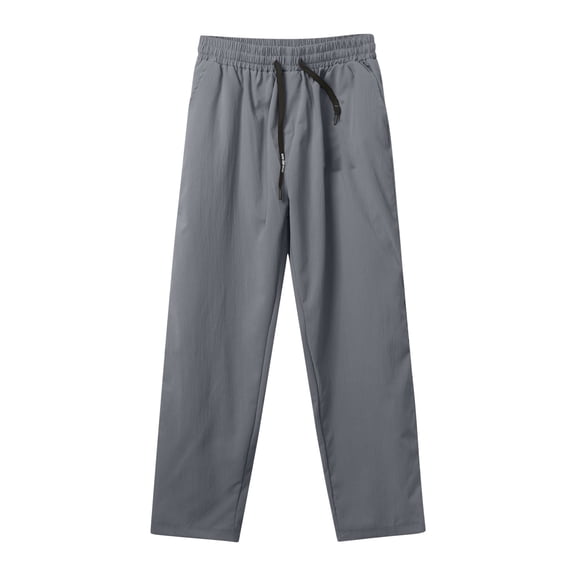 XINPING Mens Big and Tall Business Casual Work Pants Loose Fit Jogger Casual Pants Elastic Waistband Streetwear Joggers Beach Vacation Trousers