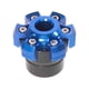 thumbnail image 2 of Par Punta Cabezal Slider Aluminio Azul Moto Decorativos, 2 of 7