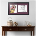 thumbnail image 2 of ArtToFrames Collage Photo Picture Frame with 1 - 8x10, 8.5x11 Openings, Framed in Black with Ruby and Black Mats (CDM-3926-42), 2 of 8