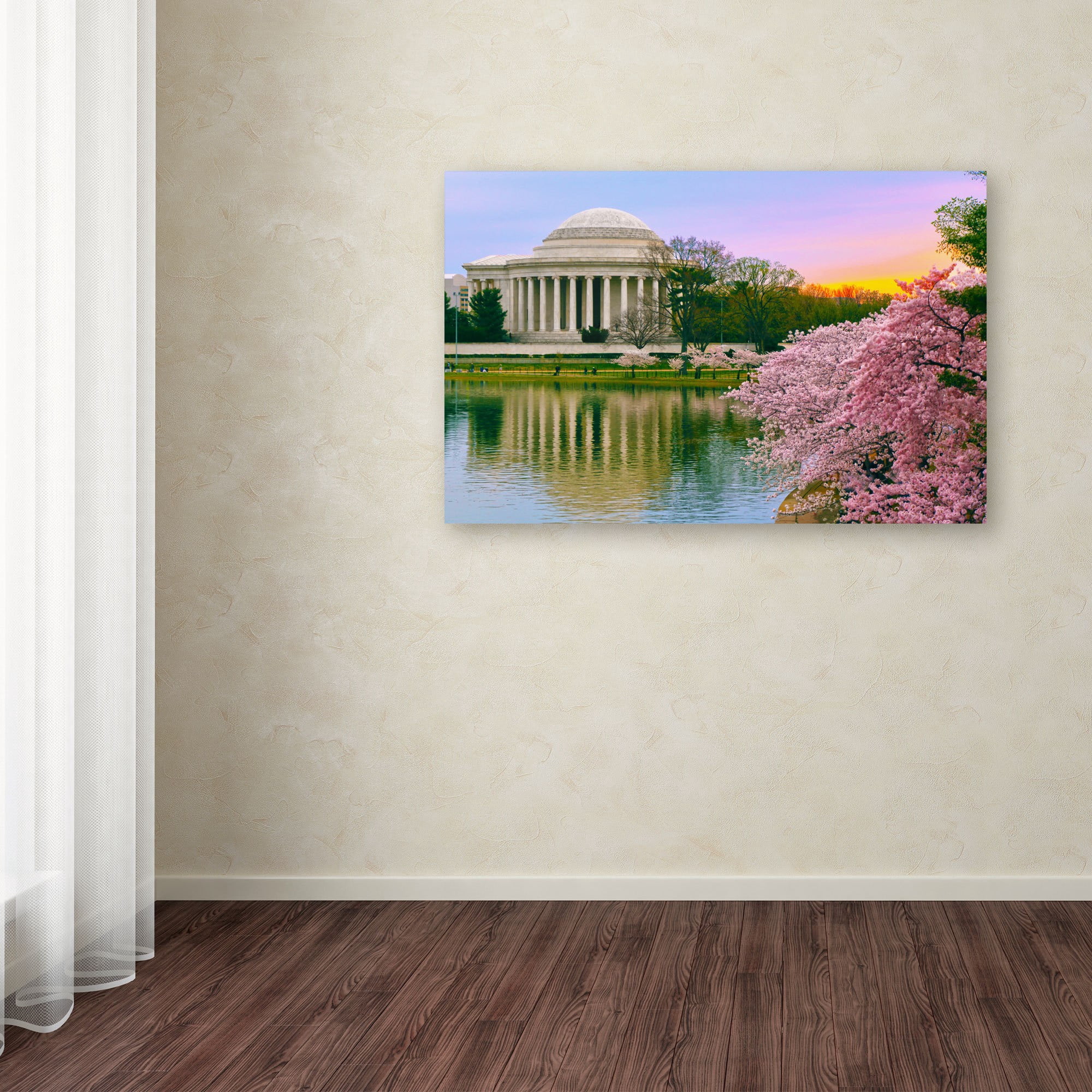 Trademark Fine Art "Cherry Blossoms 2014-6" Canvas Art by CATeyes