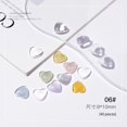 thumbnail image 2 of 40pcs Nail Art Display Card Transparent Glass Color Card Water Ripple Trapezoidal Display Nail Art Coloring Card Nail Art Tool, 2 of 5