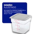 thumbnail image 2 of Tapa Recipiente Cuadrado Caledonia 2 y 4 Qt TAPECU-24B blanca, 2 of 6