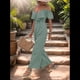 thumbnail image 4 of Plisados A Rayas para Mujer, Elegantes, de Verano, con Tirantes y Pantalones de Pierna , . Verde L, 4 of 7
