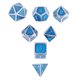 thumbnail image 1 of Familia de Dados Poliédricos de Aleación de Zinc de Dados D4-D20 para s de Copa Azul claro CUTICAT Juego de dados poliédricos, 1 of 7