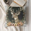 thumbnail image 3 of SHANXI s ,Soft Elegant Wreath Decorative Cushion Cover for Farmhouse Living Room Girls Room 18x18in, 3 of 5
