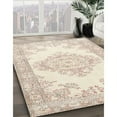 thumbnail image 3 of Ahgly Company Machine Washable Indoor Rectangle Contemporary Tan Brown Area Rugs, 8' x 12', 3 of 7