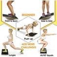 thumbnail image 5 of 350LBS Professional Wobble Board Balance Board - 16.5” Wobble Board, anti-slip top, core and stability training, Rocker Board Balance Board for Standing Desk & Rehabilitation Exercises, 5 of 9