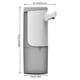 thumbnail image 2 of Dispensador de espuma automático 450ml Soporte de gel de mano USB sin contacto a prueba de agua para baño Cocina, Estilo de espuma sidaley LF0230-01B, 2 of 7