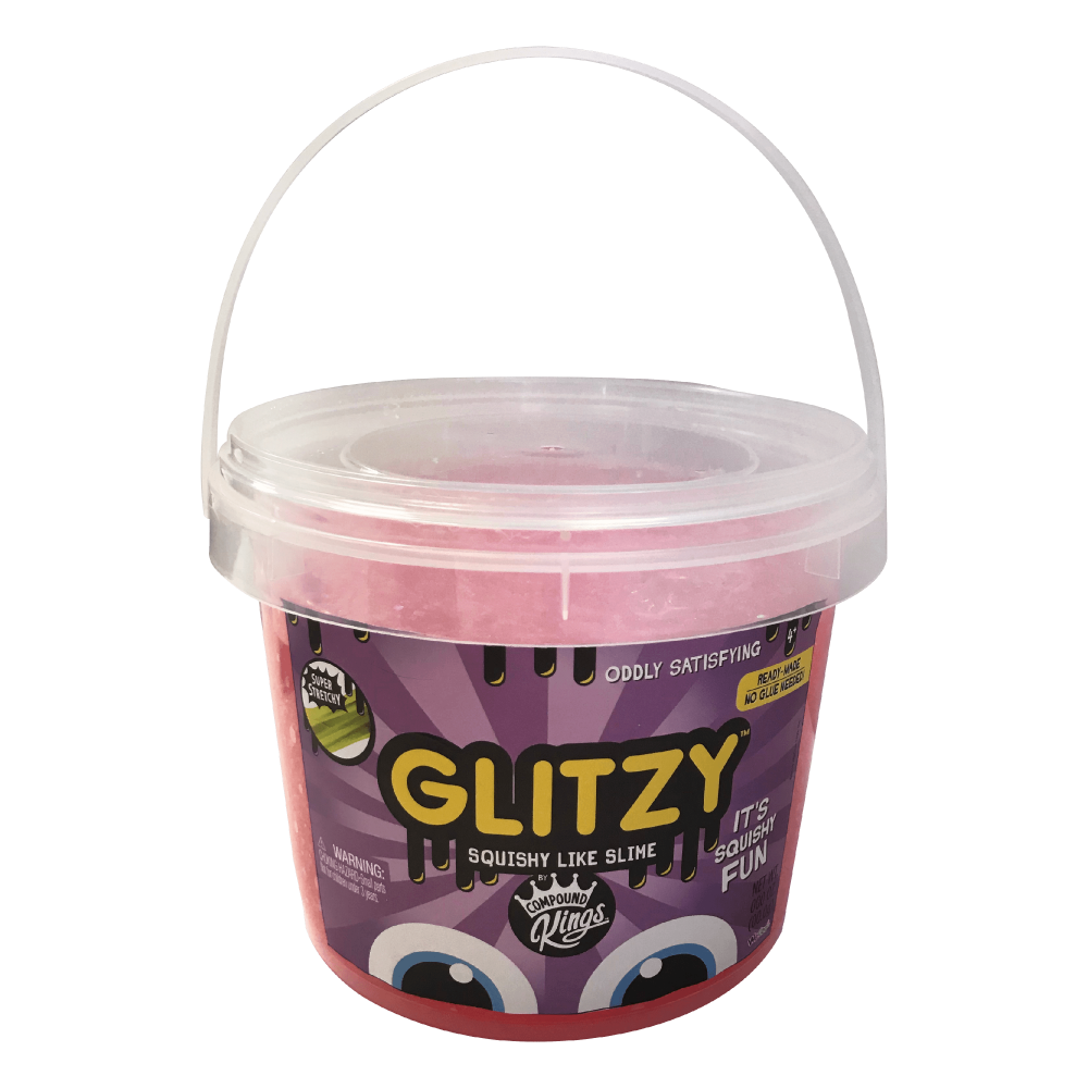 WeCool Toys Inc. 3LB Glitzi Pink Bucket of Slime