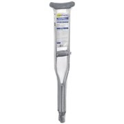 Sunmark Push-Button Aluminum Crutches, CY195-0377, 5'2"-5'10"