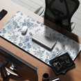 thumbnail image 2 of Long Mouse Pads for Desk,Pioneer Flower Floral Print Pattern Desk Mats on Top Of Desks, Desk Mouse Pad Extra Large with 3mm Non-Slip Base and Stitched Edge for Gaming,Office,Work,Home 35.4"x15.7", 2 of 6