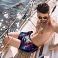 thumbnail image 2 of luoweisi Men's Beach Shorts Quick Dry Swim Trunks with Mesh Lining Fox M, 2 of 5