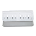 thumbnail image 3 of Unique Bargains 1 Pc Soap Dish Double Row Soap Holder for Bathroom White, 3 of 6