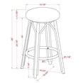 thumbnail image 4 of FOA Aluminum 30-inch Patio Barstools with Bar Cart 5PC Set, 4 of 14