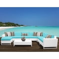 thumbnail image 2 of TK Classics Miami 9 Piece Outdoor Wicker Patio Furniture Set 09b, 2 of 3
