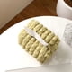thumbnail image 3 of Funda de caja de tejido de algodón Soft Cream Puff - doble capa, beige, 6,7" x 4,3" x 2,6" para decoración de salón, oficina y coche, 3 of 3