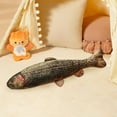 thumbnail image 4 of Realistic Trout Fish Plush, Detailed Stuffed Animal with Natural Coloring, Aquatic Theme Pillow for Home Decor and Ages 4-5 5-6, 4 of 6