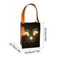 thumbnail image 3 of Light Up Halloween Candy Bags, Reusable Halloween Bucket with Handle Glow in The Dark Trick or Treat LED Goodies Bag for Kids Party Favor Supplies, 3 of 5