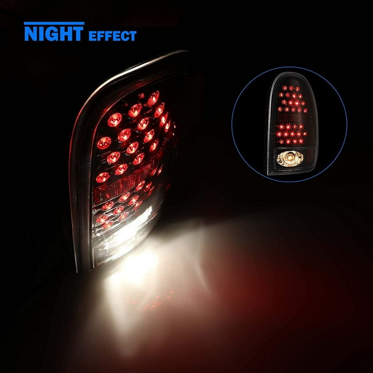 Purchase SMOKED 96-00 DODGE CARAVAN 98-03 DURANGO FULL LED TAIL LIGHTS LAMPS LEFT RIGHT In - Foto 6