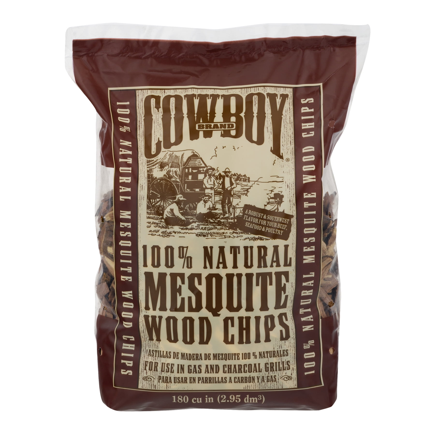 Cowboy Wood Chips Mesquite, 1.0 CT