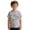 Grey, variant on HCYSFG Boys Back To School T Shirt Sports Graphic Print Short Sleeve Crew Neck 100 Days Design Classic Fit Top Casual School Wear Tee