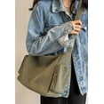 thumbnail image 7 of CoCopeaunt Retro Canvas Hobo Shoulder Bag for Men Women Teen Fashion Crossbody Bag Satchel, 7 of 7
