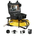 thumbnail image 1 of VEVOR Sewer Camera, 300 ft/91.5 m, 9" Screen Pipeline Inspection Camera with DVR Function, Waterproof IP68 Camera w/12 Adjustable LEDs, w/a 16 GB SD Card for Sewer Line, Home, Duct Drain Pipe Plumbing, 1 of 9