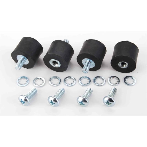 JEGS 40686 Vibration Isolator Mount Kit #10-32 Thread 3/4 Diameter x 5/8 High 4/