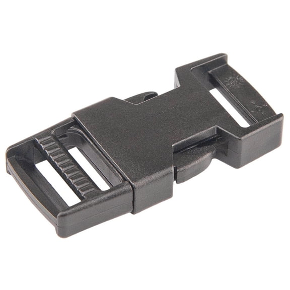 25 - 1 inch Economy Flat Side Release Plastic Buckles