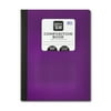 Pen+Gear College Ruled Composition Book, 7.5" x 9.75"x0.25", Purple, 100 Sheets