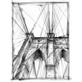 thumbnail image 2 of Harper, Ethan 12x14 Black Ornate Wood Framed with Double Matting Museum Art Print Titled - Graphic Architectural Study III, 2 of 4