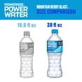 thumbnail image 4 of POWERADE Power Water Zero Sugar Mountain Berry Blast Electrolyte Water, 20 fl oz Bottle, 4 of 6