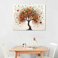 thumbnail image 2 of ONETECH Rainbow Soul Tree Canvas Wall Decor for Living Room, Bedroom, Bathroom, Kitchen, Office, Bar, Dining & Guest Room - Ready to Hang 20\x16\, 2 of 4