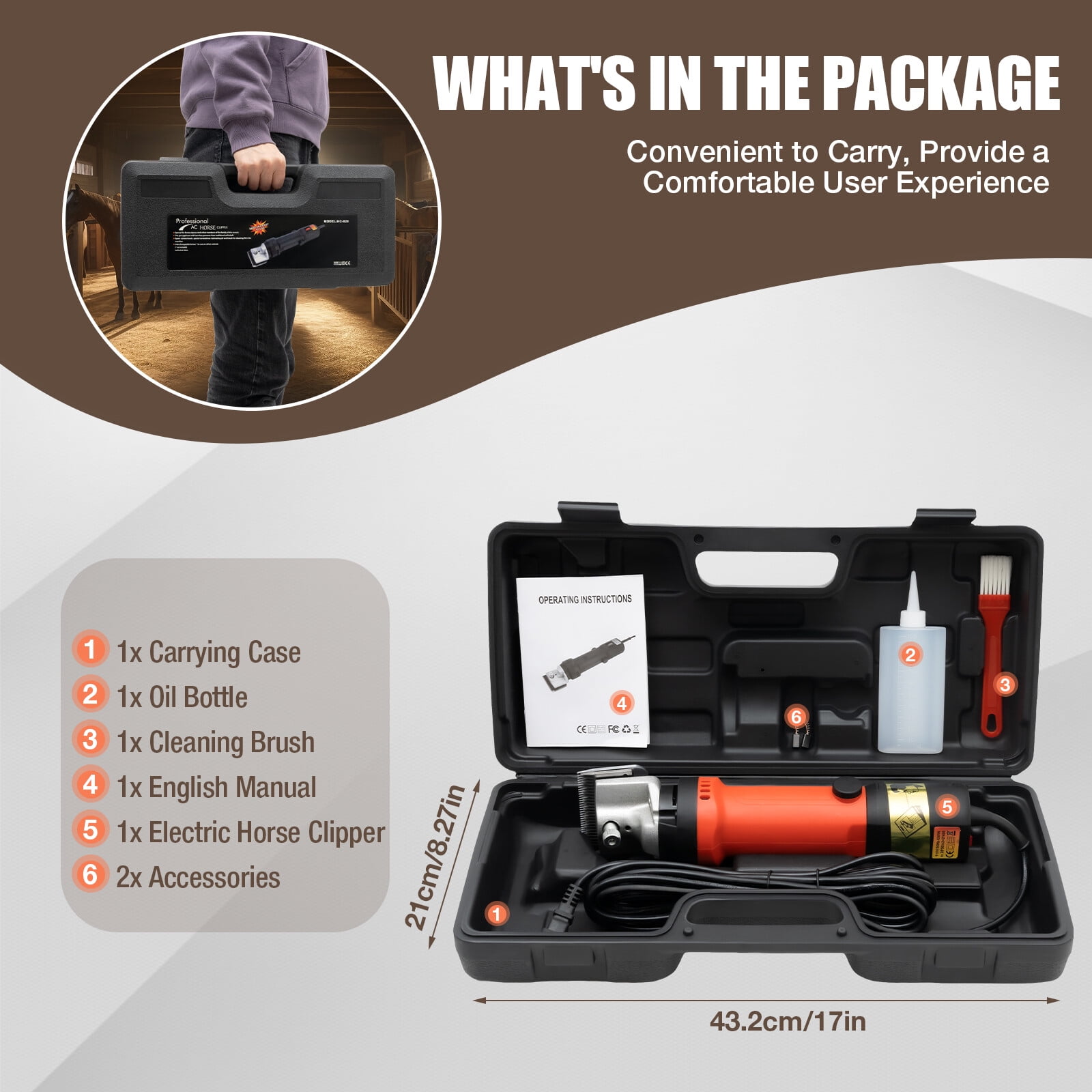 Oster Professional Series Powermax 2-Speed Detachable Blade Dog