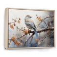 thumbnail image 2 of Designart "Silent Bird Watcher I" Animals Floater Framed Canvas Print, 2 of 7