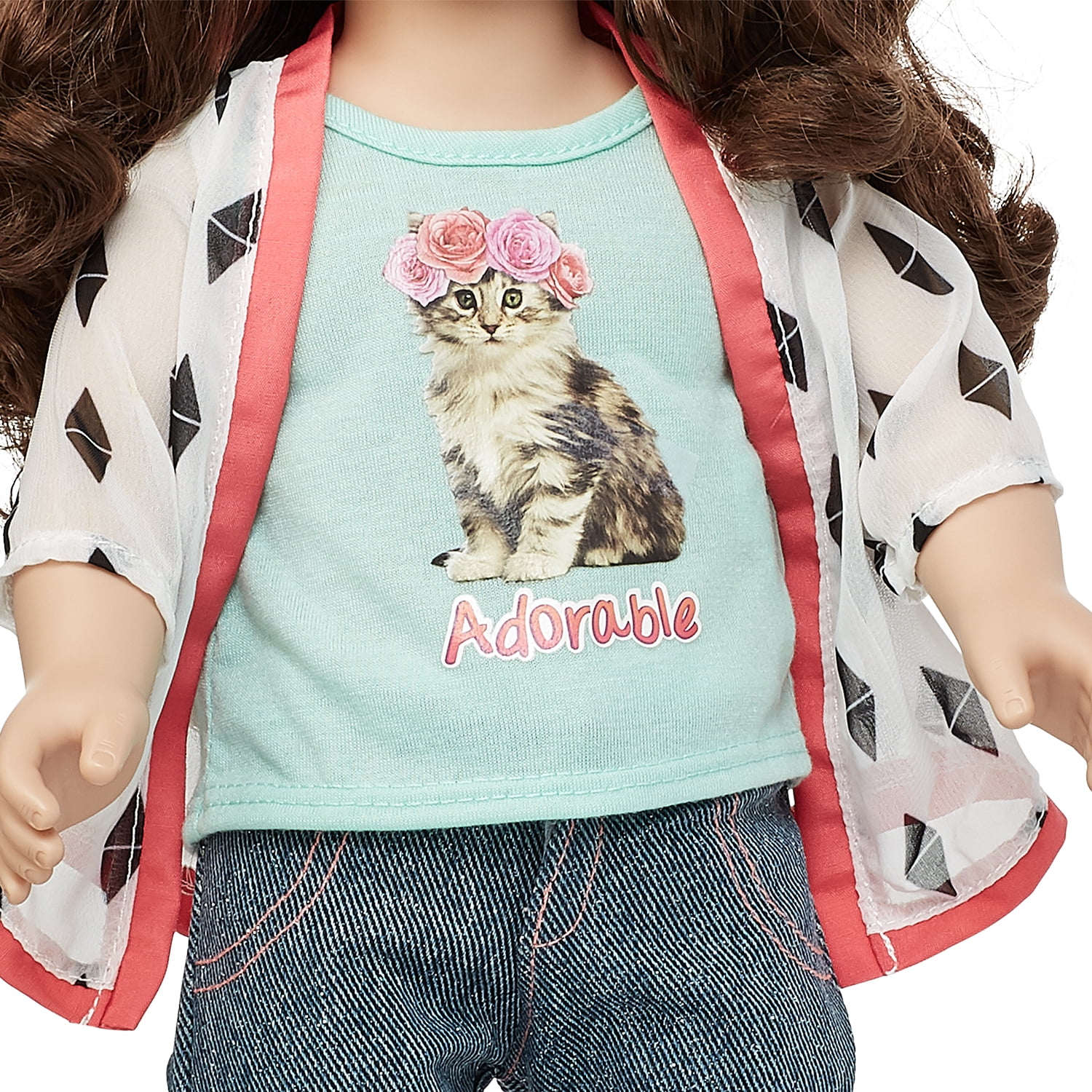 My Life As Kitten Shirt And Pants Doll Clothing, 3 Pieces Included