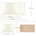 thumbnail image 6 of Unique Bargains 22 Momme 100% Silk Pillowcase Beige Standard, 6 of 8