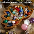 thumbnail image 4 of Bandeja de CRISTAL TUNC para piedras y cristales con diseño de flor de loto, 4 of 5