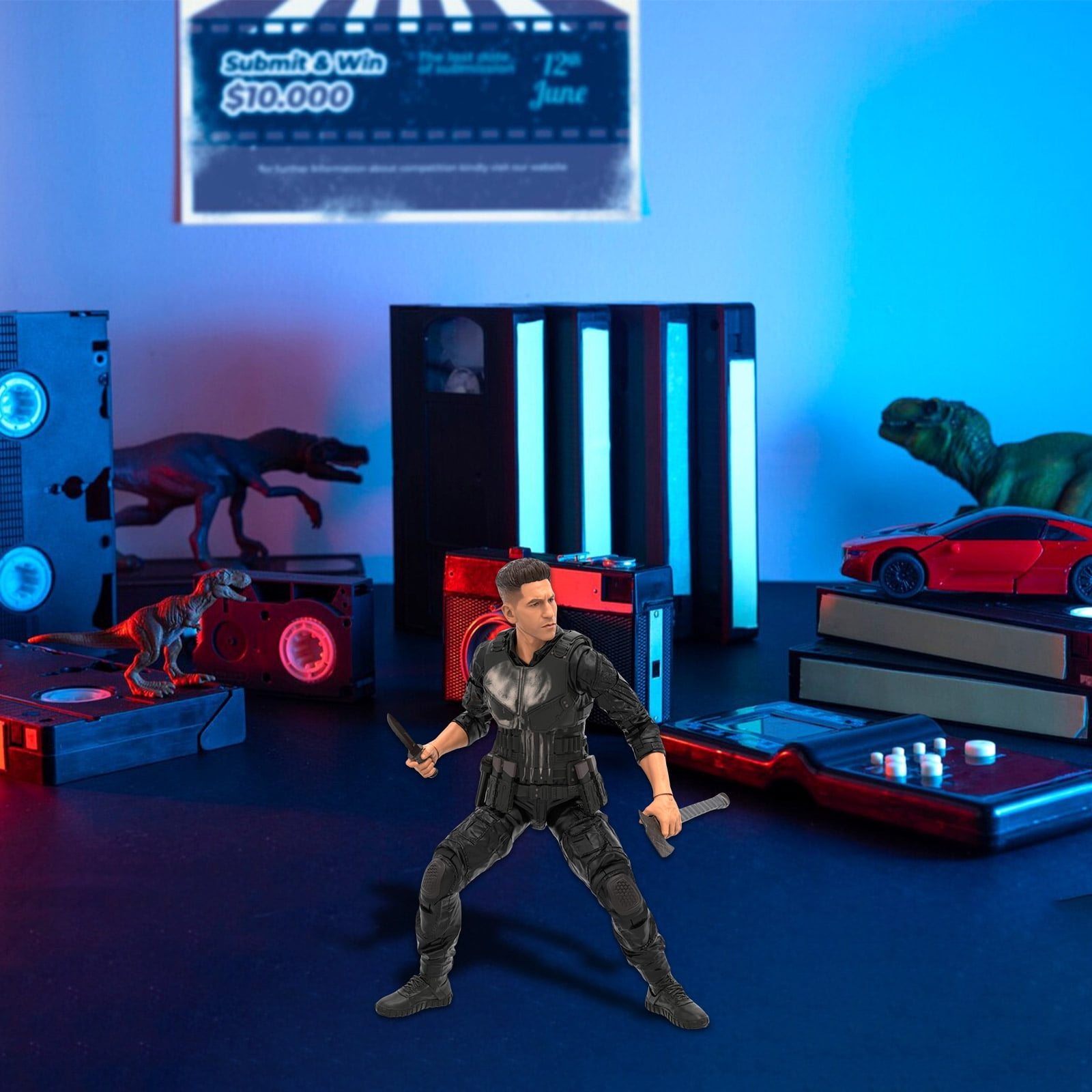 Mar vel Legends Series Daredevil: Born Again Punisher 6-Inch