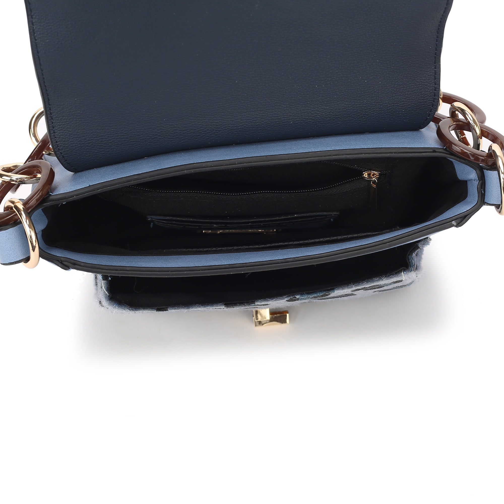 MKF Collection Serena Women's Crossbody Bag, Stylish Shoulder Purse Handbag by Mia K - Burgundy