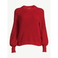 thumbnail image 5 of Free Assembly Women’s Shrunken Raglan Sweater with Long Sleeves, 5 of 6