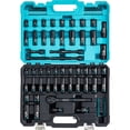 thumbnail image 1 of LIBRATON 3/8" Drive Impact Socket Set, 90PCS SAE & Metric Cr-V Deep & Shallow Impact Driver Sockets with Extension Bars, Ratchet, 1 of 9