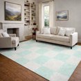 thumbnail image 6 of Addison Rugs Mayfield Premium Machine Washable Transitional Geometric Mint Rectangle Rug, 8' x 10', 6 of 6